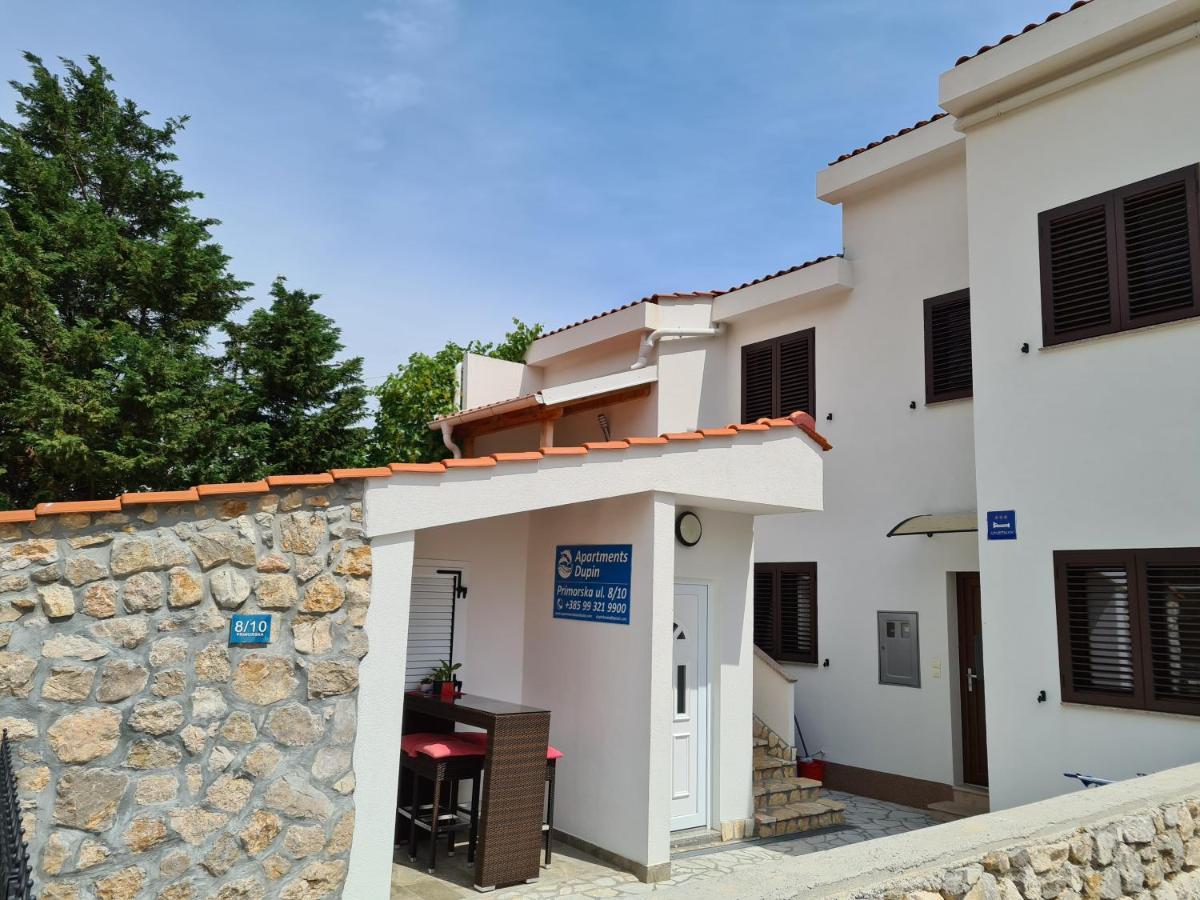 Apartments Dupin Baška Exteriör bild